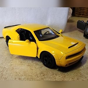 1:36 Dodge Challenger SRT diecast model car.  See all pics for other cars I have